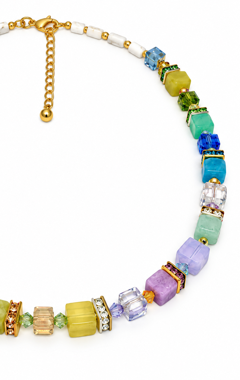 Pastel Blue/Green Necklace 40-26-G
