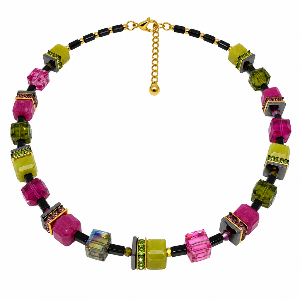 Jasper/Olive Necklace 42-26-G