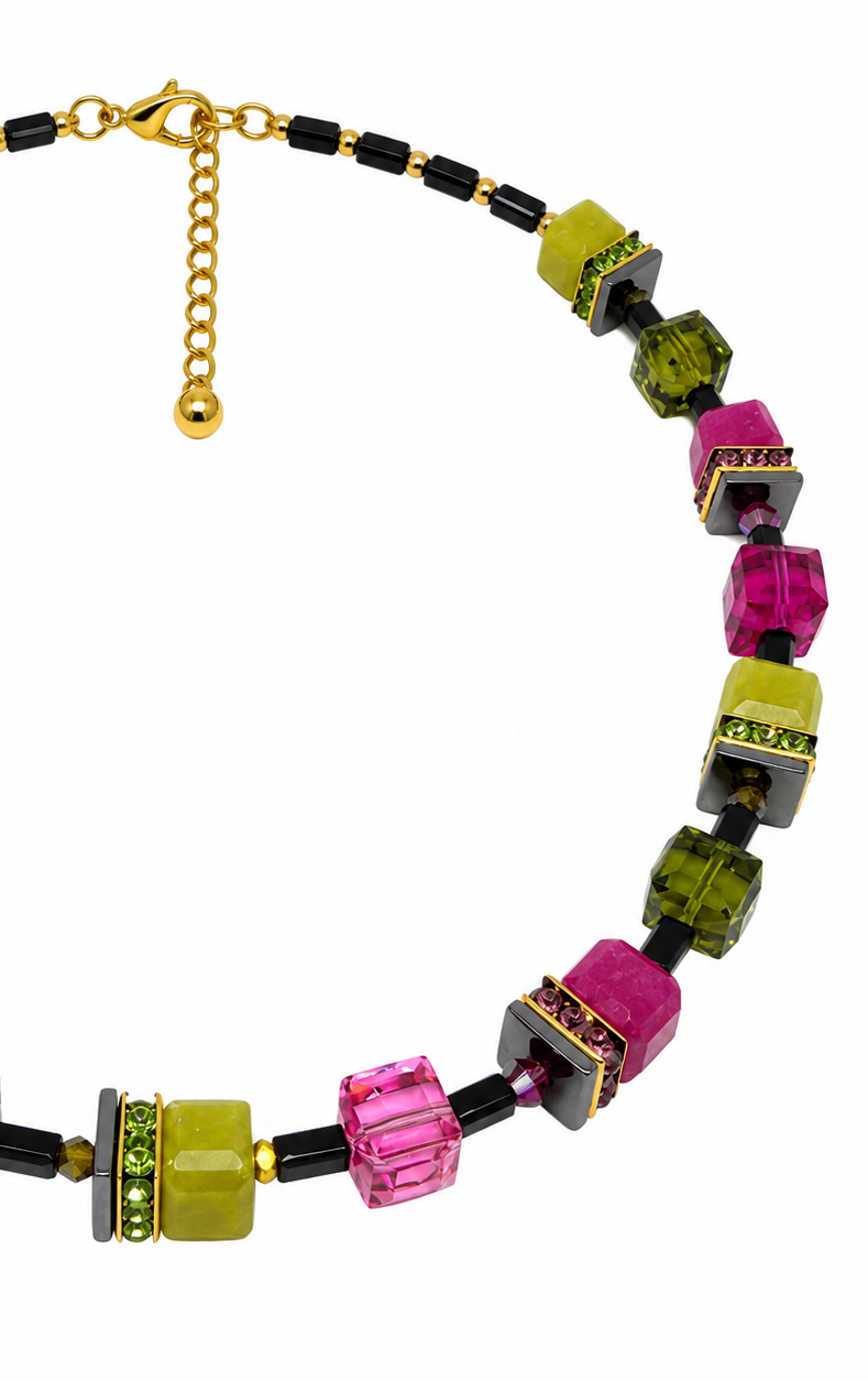 Jasper/Olive Necklace 42-26-G