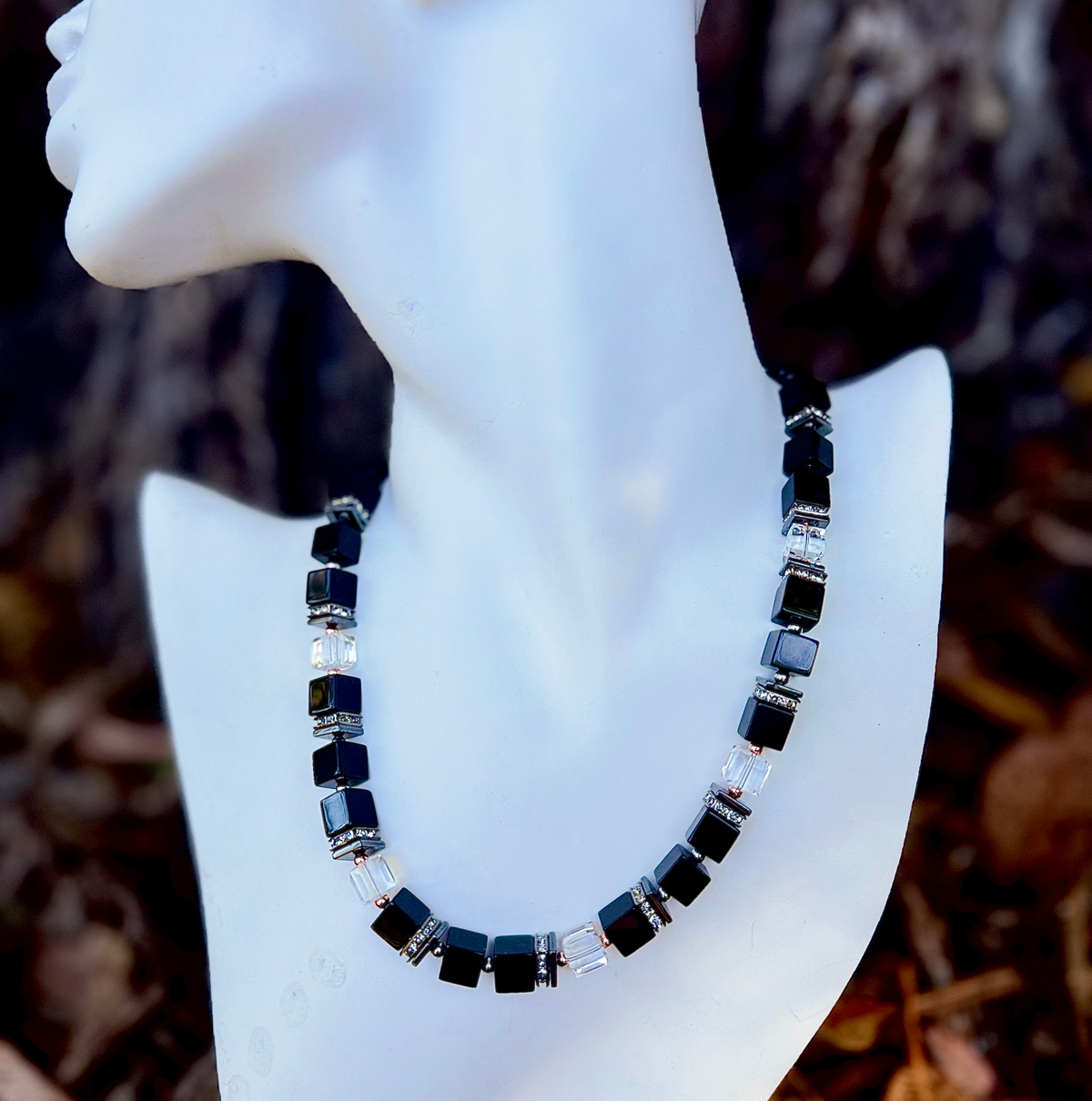 Noir Crystal 45-26-S Necklace