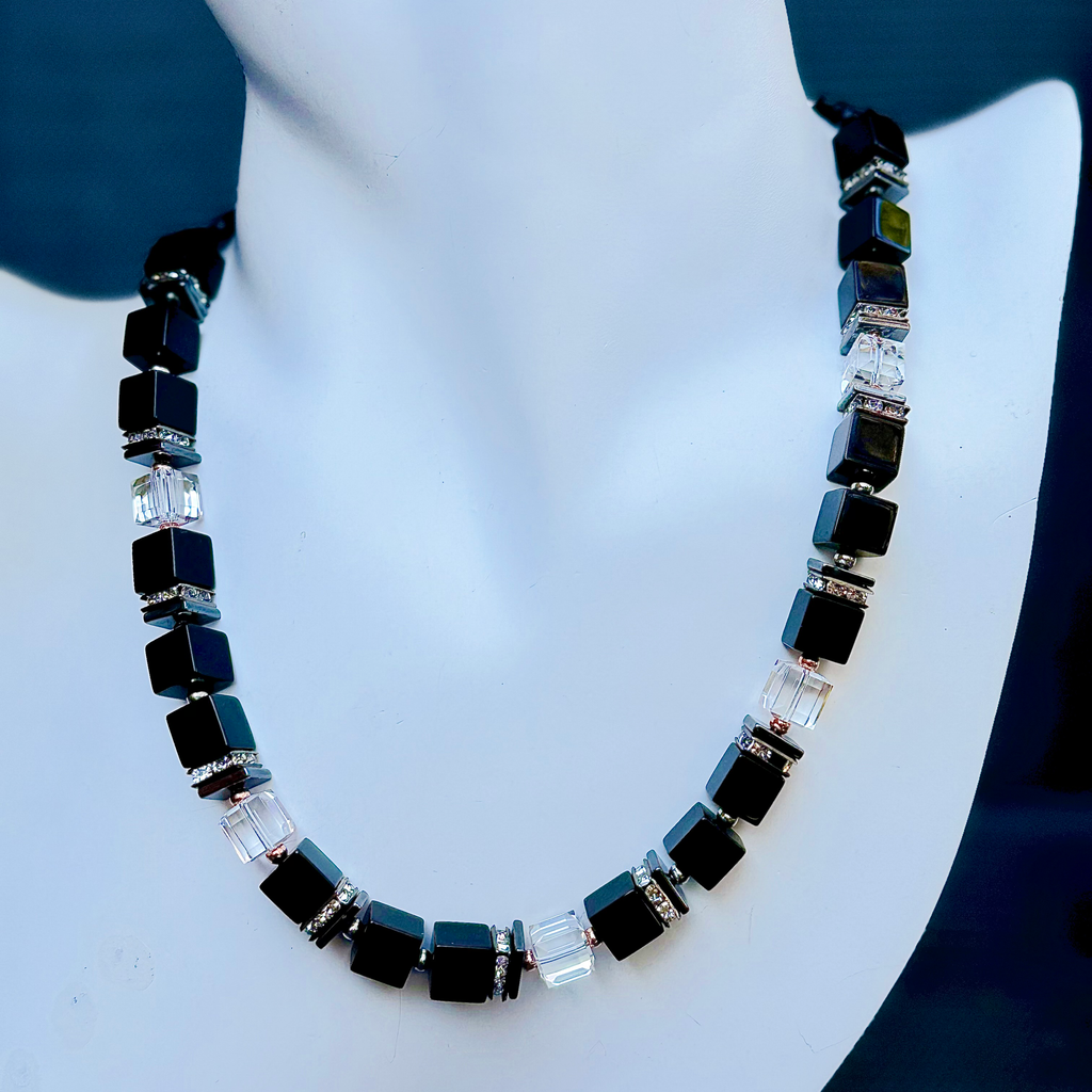 Noir Crystal 45-26-S Necklace