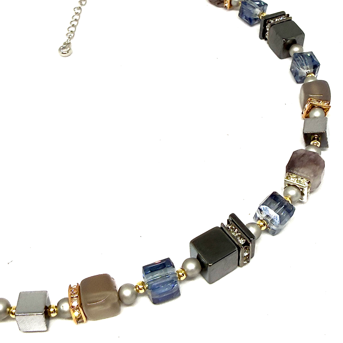 Natural Quartz/Agate Necklace 46-26-S