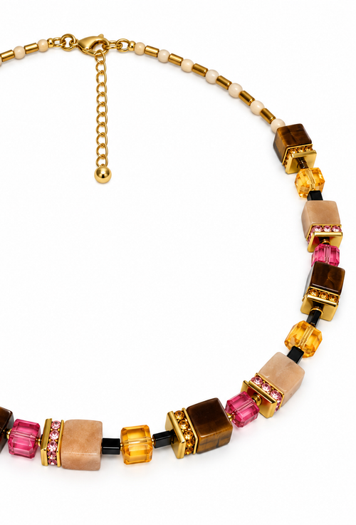 Tiger Eye/Aventurine Necklace 58-26-G