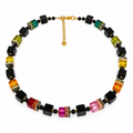 Onyx/Multicolour Necklace 67-26-G