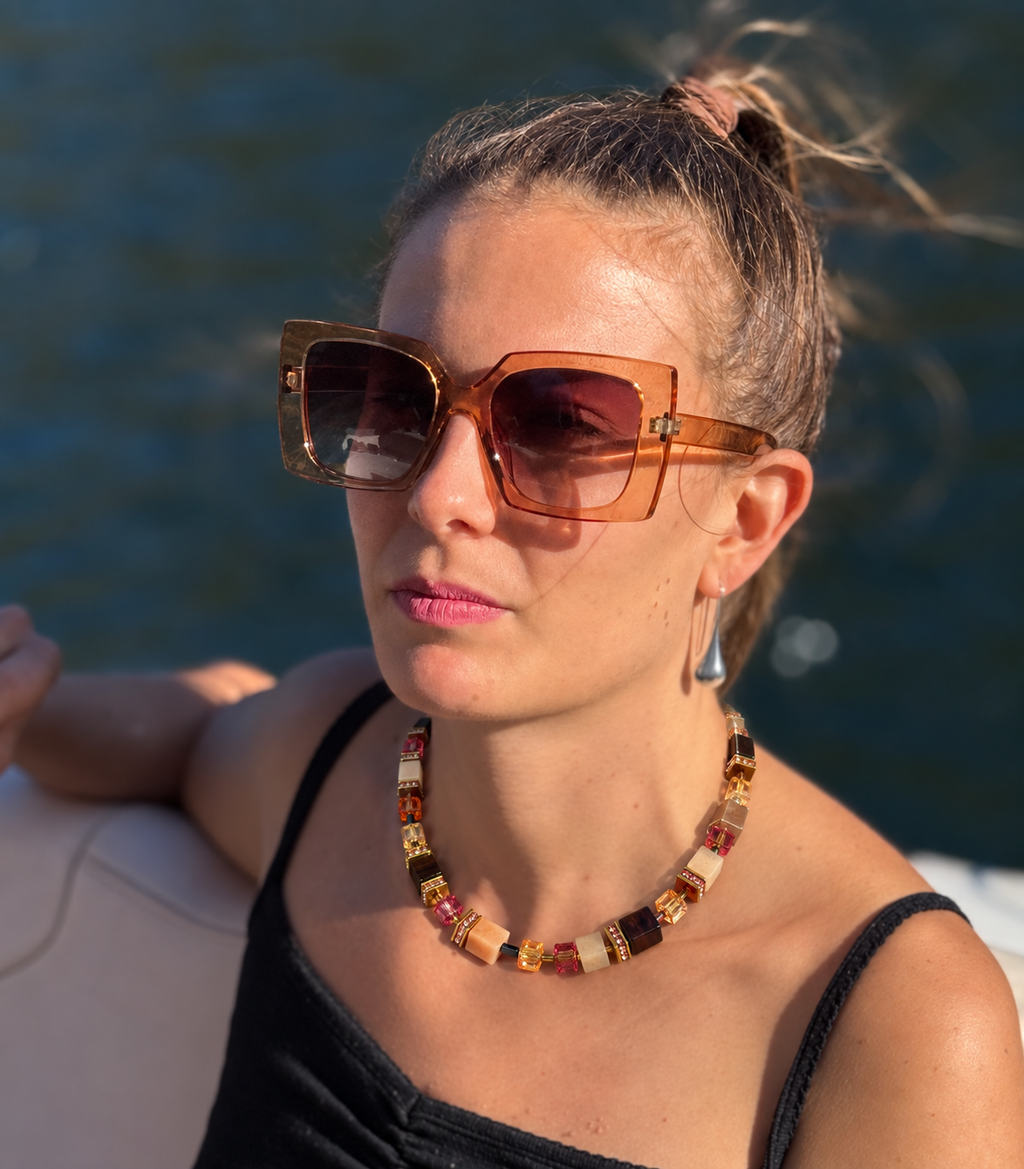 Tiger Eye/Aventurine Necklace 58-26-G